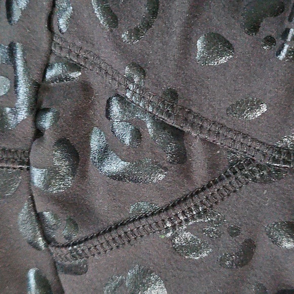 Cato Black on Black Leopard Print Leggings - Picture 8 of 13